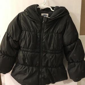 Old Navy Hooded Puffer Frost Free coat. Girls 5t